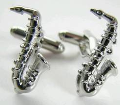 Spinki do mankietów - saksofon (440)